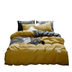 Dual-Tone Brushed Microfiber 4-Piece Bedding Set