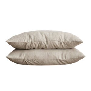 Solid Color Linen Pillowcase
