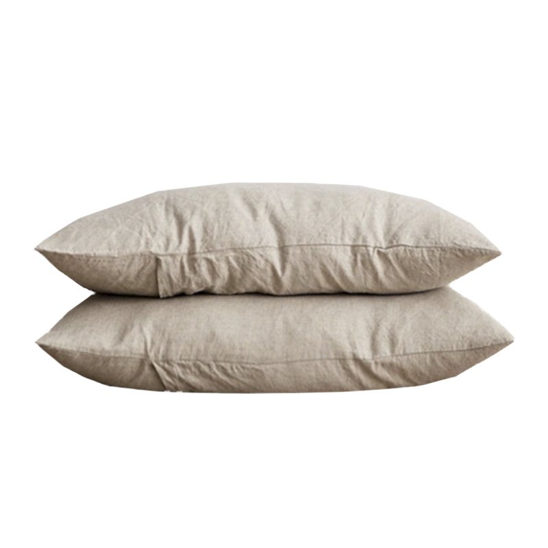 Solid Color Linen Pillowcase