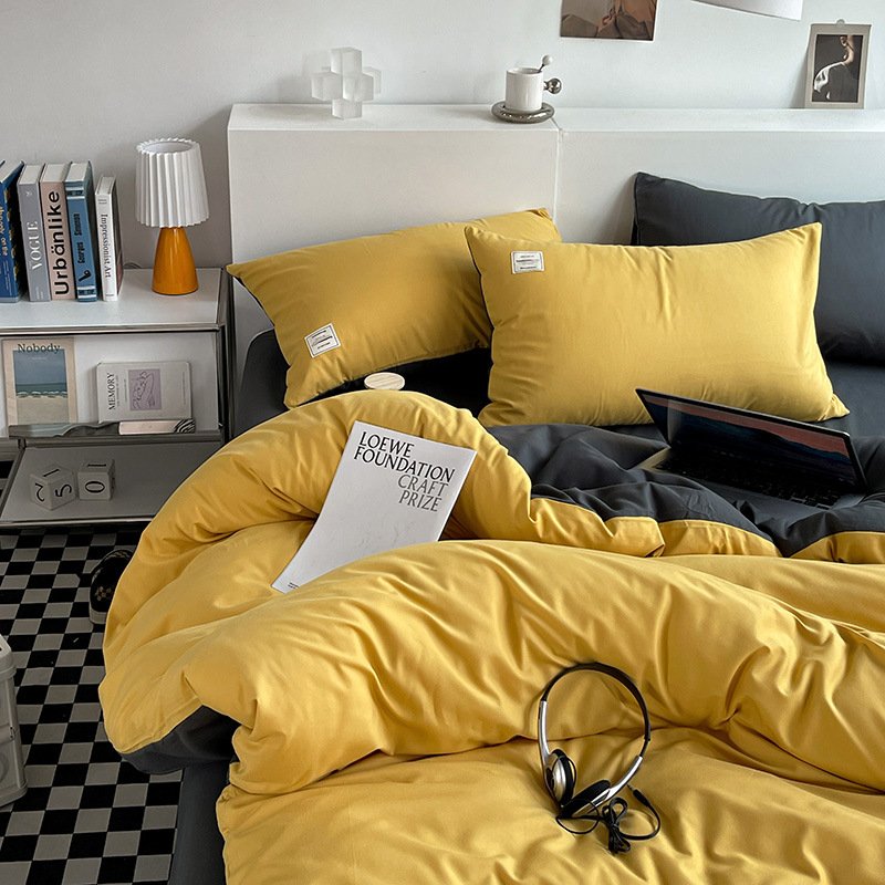 Dual-Tone Brushed Microfiber 4-Piece Bedding Set - Image 3